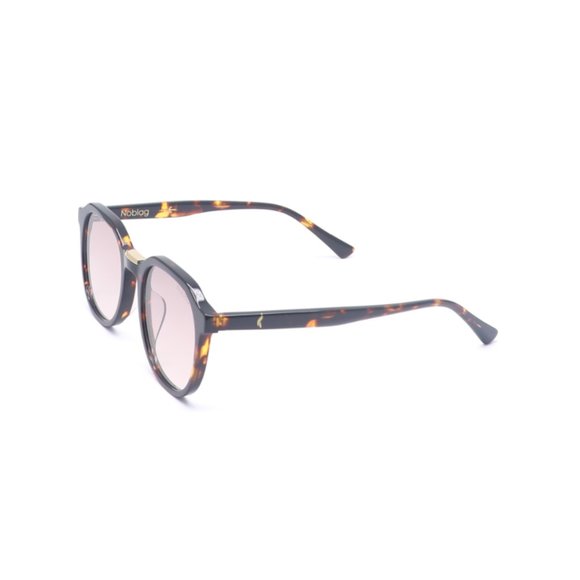 Noblag Elys 53" Rounded Bottoms Dark Havana sunglasses Unisex Nylon Lenses - Picture 2 of 4